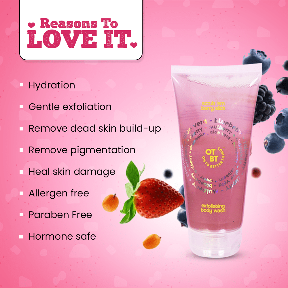 Scrub’em Berry Slick-Exfoliating Body Wash