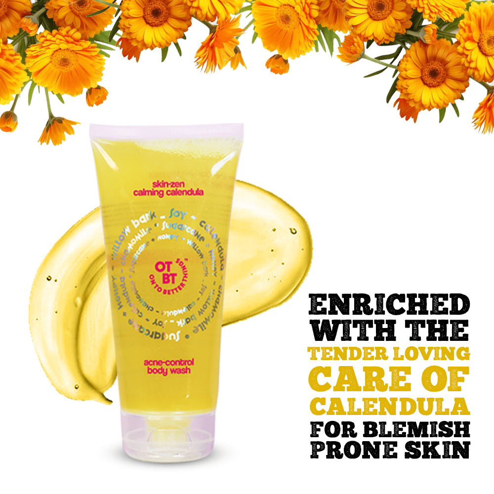 SKIN-ZEN Calming Calendula Acne-Control Body Wash